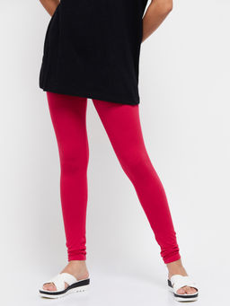 max - Women Pink Solid Leggings