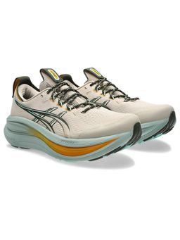ASICS - Men Beige GEL-NIMBUS 28 TR Running Shoes