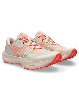 ASICS - Unisex Cream FUJI LITE 7 Running Shoes