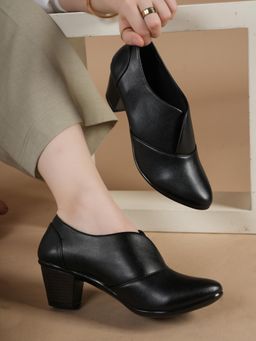 Liscott - Women Comfortable Pump Heels - Black