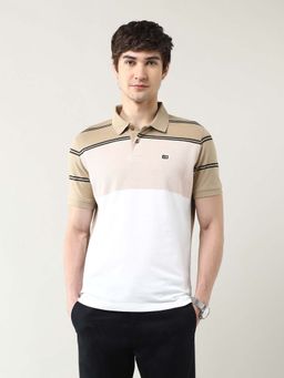 Arrow Sports - Men's Regular Fit Colourblocked Polo T-Shirt