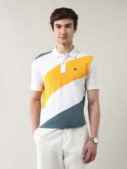Arrow Sports - Men's Colourblocked Regular Fit Polo T-Shirt