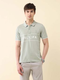 U.S. POLO ASSN. - Men's Brand Printed Slim Fit Classic Polo T-Shirt
