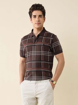 U.S. POLO ASSN. - Men's Checked Slim Fit Classic Polo T-Shirt