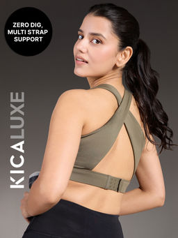 Kica - Luxe Crostini Full Coverage And High-Impact Sports Bra For Gym