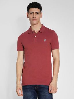 American Eagle - Red Slim Fit Flex Pique Polo T-Shirt