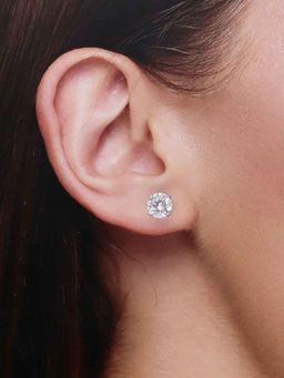 Kai Jewel - Sterling Silver Chic Circular Stud Earrings