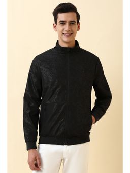Allen Solly - Men's Black Printed Jacket