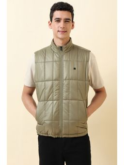 Allen Solly - Men's Olive Solid Jacket