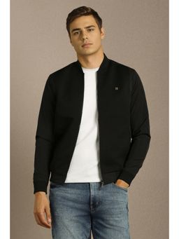 Louis Philippe - Men's Black Solid Reversible Jacket