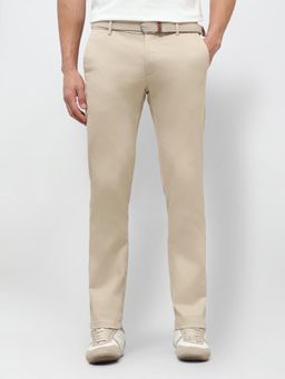 U.S. POLO ASSN. - Men's Dobby Weave Slim Fit Trouser