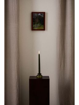 H&M - Green 2-Pack Glossy Tapered Candles