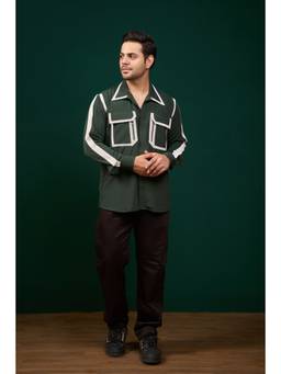 MENERO - Men's Green Shirt