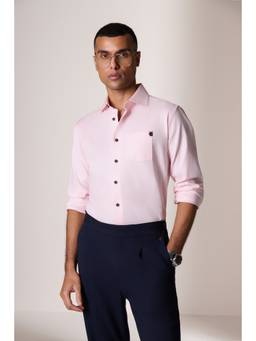 S&N by Shantnu Nikhil - Pink Kantha Inspired Detailing Shirt