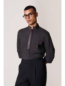 S&N by Shantnu Nikhil - Rich Choco Contemporary Shirt