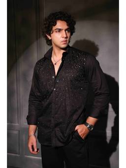 MENERO - Men's Black Shirt