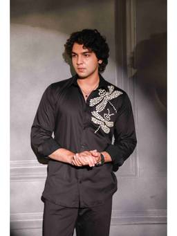 MENERO - Men's Black Shirt