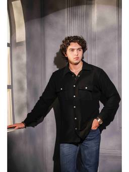 MENERO - Men's Black Shirt