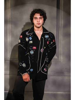 MENERO - Men's Black Shirt
