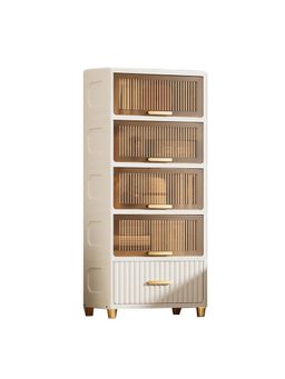 House of Quirk - 5 Layer Bathroom Storage Organizer Cabinet with Drawers