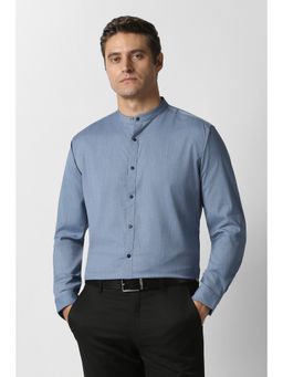Van Heusen - Men Blue Solid Shirt