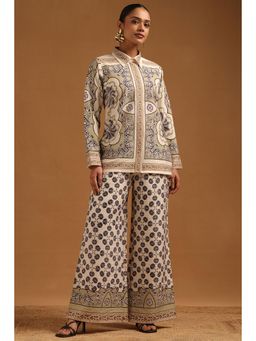 Soch - Women Cream Floral Printed Co-Ord Set