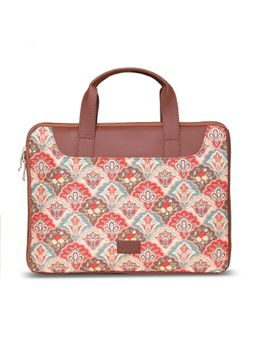 Zouk - Unisex Multi-Color Printed Jute Laptop Sleeve