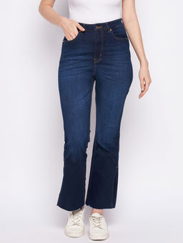 Madame - Blue No Fade Clean Look Flared Jeans