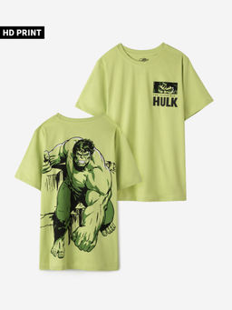 The Souled Store - Boys Green Official Hulk The Incredible Young Cotton T-Shirt