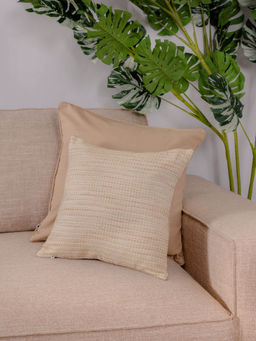 ONSETHOMES - Mirage Neutral Handwoven Cushion Cover