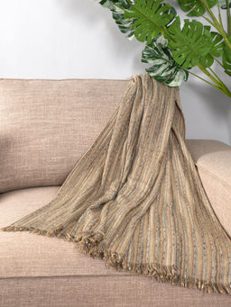 ONSETHOMES - Sombre Nuetral Handwoven Throw