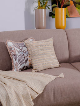 ONSETHOMES - Maze Nuetral Handwoven Throw