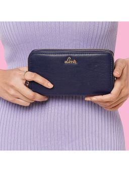 Lavie - Savy Women's Dual Zip Wallet (Navy) (L)