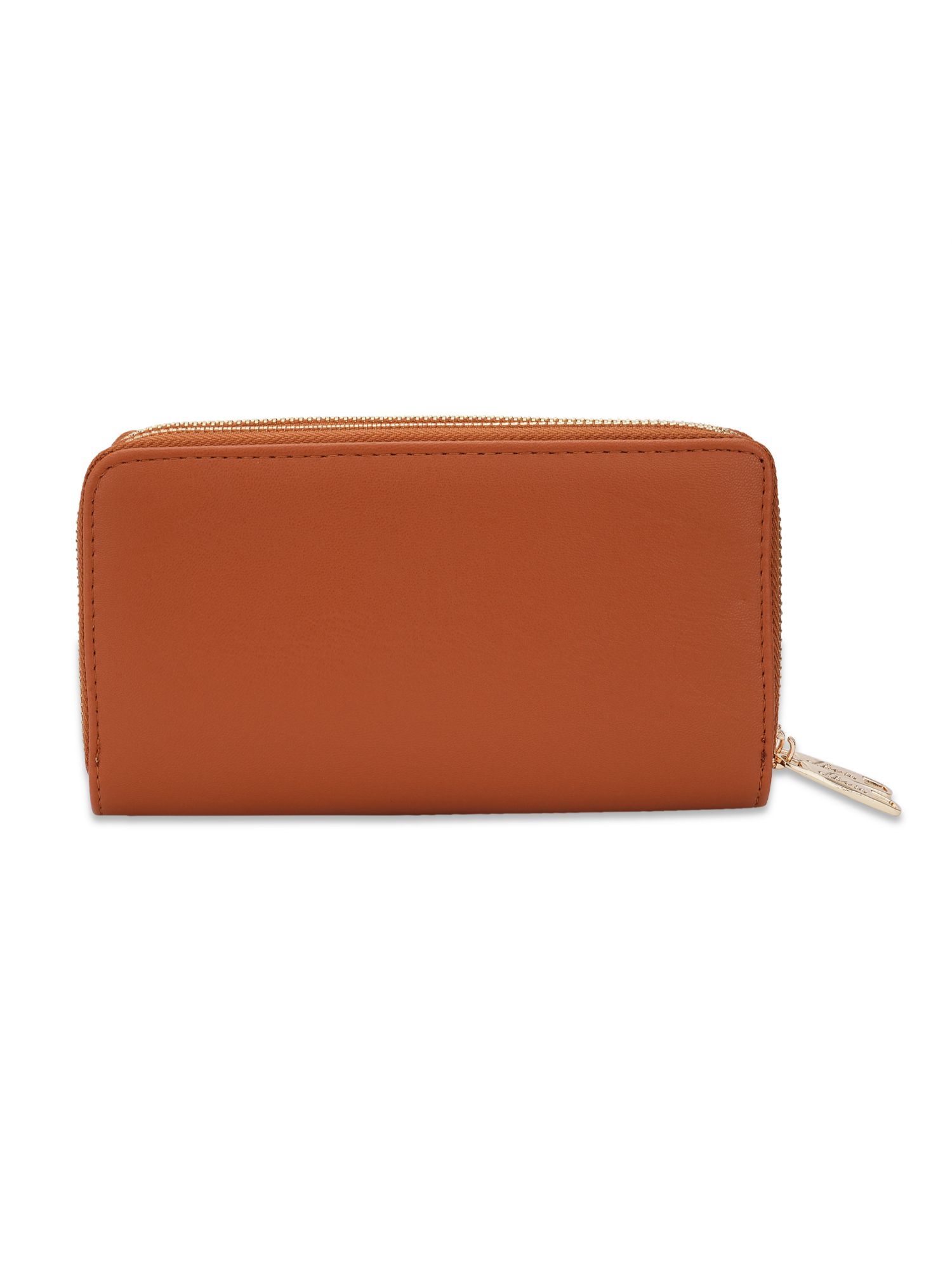 Buy Lavie Savy Women's Dual Zip Wallet (Tan) (L) Online
