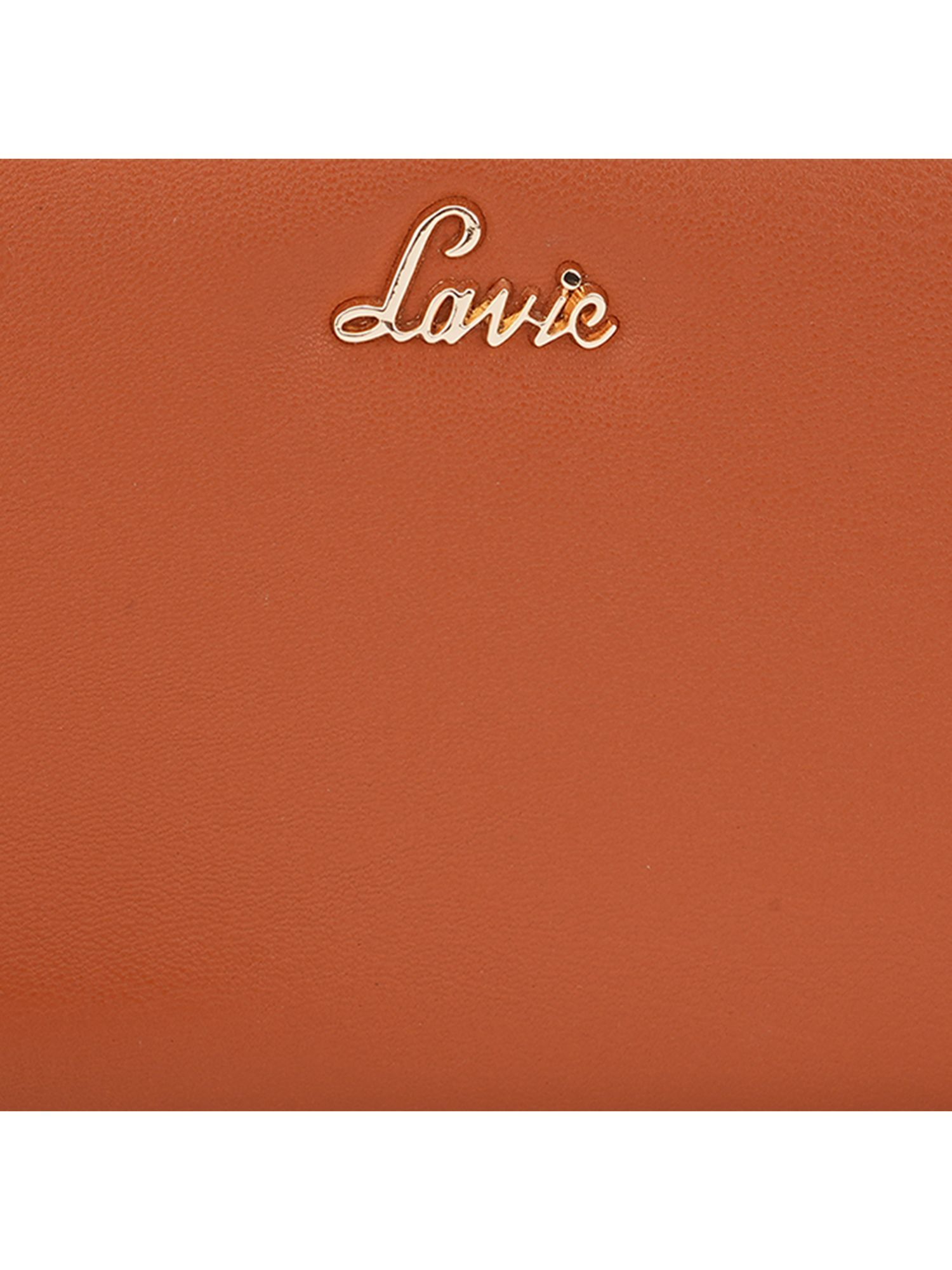 Buy Lavie Savy Women's Dual Zip Wallet (Tan) (L) Online