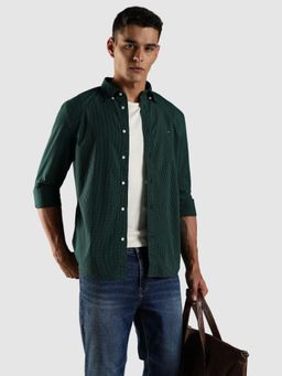 Tommy Hilfiger - Green Checks Regular Fit Shirt