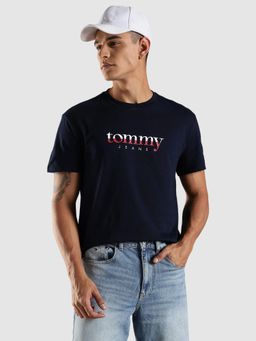 Tommy Hilfiger - Blue Solid Regular Fit T-Shirt
