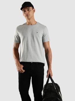 Tommy Hilfiger - Grey Solid Regular Fit T-Shirt