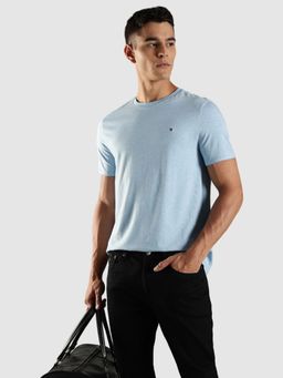 Tommy Hilfiger - Blue Solid Regular Fit T-Shirt