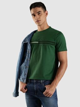 Tommy Hilfiger - Green Solid Regular Fit T-Shirt