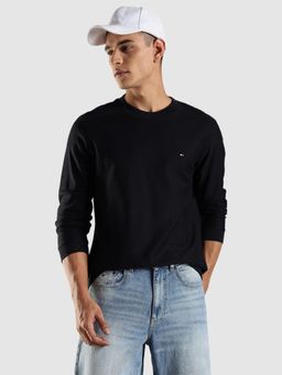 Tommy Hilfiger - Navy Blue Solid Regular Fit T-Shirt