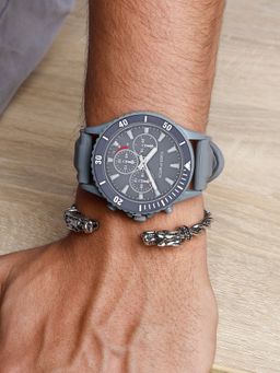 Joker and Witch - Joker & Witch Crixus Grey Mens Watch Bracelet Stack (Set of 2) (Medium)