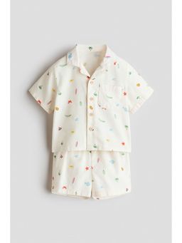 H&M - Boys White 2-Piece Set
