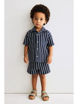 H&M - Boys Blue 2-Piece Cotton Jersey Set