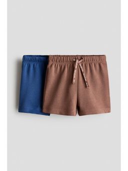 H&M - Boys Brown 2-Pack Sweatshorts