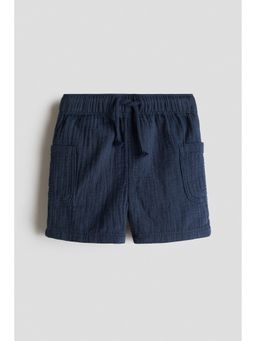 H&M - Boys Blue Cotton Muslin Shorts
