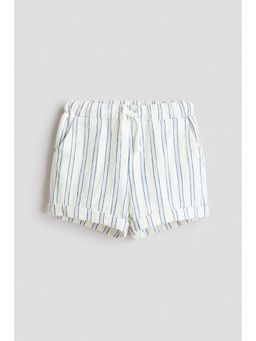 H&M - Boys White Cotton Jersey Shorts