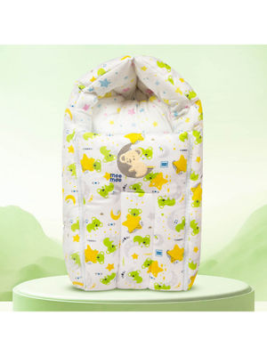 New Born Baby Bister/Carry Nest In Green Color