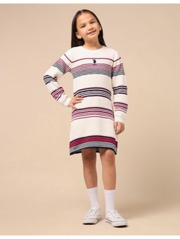 U.S. POLO ASSN. - Girls Regular Fit Sweater Dress