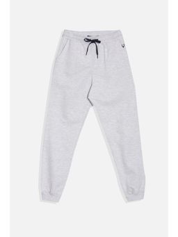 Allen Solly - Boys Grey Regular Fit Solid Joggers